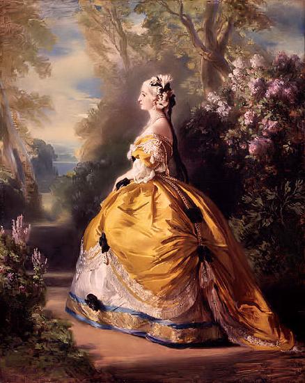 Franz Xaver Winterhalter The Empress Eugenie oil painting picture